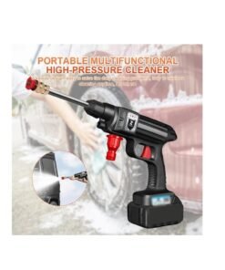 Cordless Electric High Pressure Water Spray Car Gun Portable Washer Cleaner Yard