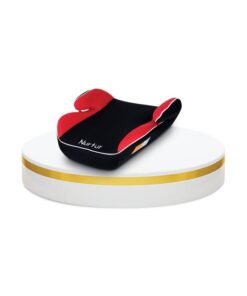 Nurtur Nova Kids Booster Seat - Arm Rest - Easy to Install - Universally Fit – Wide Cushioned Base - Suitable from 4 years to 12 years (Group 2/3) - Red