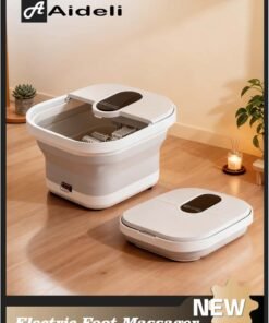 Aideli Foot Spa Bath Massager - Multi-Function Infrared Heating & Bubble Therapy for Relaxation and Deep Cleaning