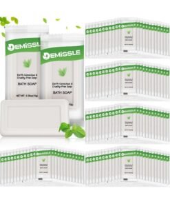 Demissle 0.35 Ounce Travel Size Soap Bars Face and Body Bar Soap Small Travel Individually Wrapped Hotel for Vacation, Hospitality Hotels, Rentals, Camping, Guest Room(200 Pcs)
