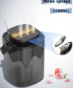 HAOHAN Humidifiers for Bedroom, 3L Cool Mist Humidifiers for Baby Nursery, Low Decibels, 24H Runtime, Top Fill Humidifier for Large Room, Home, Plants, Nightlight