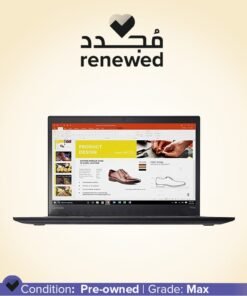 Lenovo Renewed - ThinkPad T470s Laptop With 14-Inch HD Display,Core i5/7th Generation/8GB RAM/256GB SSD/Intel HD Graphics English Black