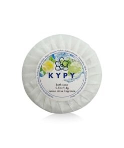 KYPY 100 Round Soaps 05 oz each Lemon citrus Fragrance Travel Size Luxury Bulk Bar Soap Small Toiletries perfect for Airbnb Hotel Guest Bathroom