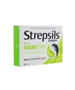 Strepsils (PACK OF 2)Lemon Sugar Free – 16 Lozenges