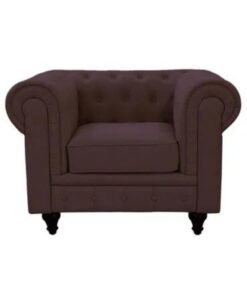 Maharat Al Bahar Chester Hill Single Fabric Sofa Brown 90x80x80