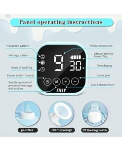 Filly Electric Double Breast Pump with Lactation Function Wearable Hands Free Electric Automatic Breastfeeding Breast Pump - Image 3