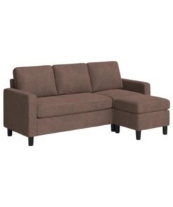 Zura 76.4“ Sofa Couch with Ottoman
