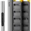 HOTO Electric Precision Screwdriver Master Set (56 Bits) – 3 Torque Settings, Brushless Motor, LED Light, Rechargeable – 60min Runtime, Type-C Charging