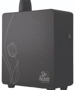 Dr Scent ECO Tulip Diffuser Machine (Black) Infused with Intelligent Aromatherapy | Enhanced By Seamless Mobile App Connectivity | Your Gateway To Personalized Fragrance Symphony And Wellness Bliss Tulip23