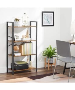 SKY-TOUCH 4 Layer Kitchen Storage Shelf, Heavy Duty Organizer Rack Unit