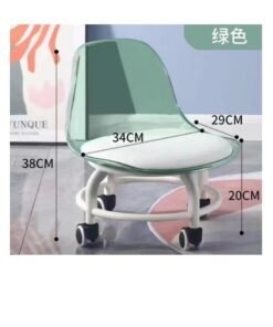 Low Stool With Wheels Living Room Acrylic Chairs Multi-functional Low Stool Home Life Work Aid Chair Lazy Chair Furniture