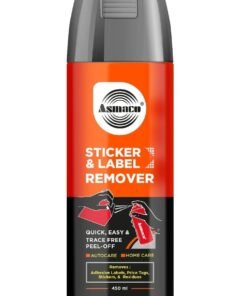 Asmaco Sticker & Label Remover 450ml - Adhesive, Tape & Residue Cleaner for Metal, Plastic, Glass & Painted Surfaces, Fast-Acting, CFC-Free