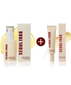 SEOUL 1988 Anti-Aging Duo – Retinal Liposome Serum + Eye Cream, 2% Ginseng & 4% Fermented Extract, Korean Formula (30ml+30ml)