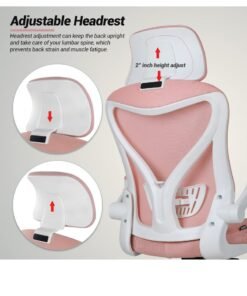 DROGO premium Ergonomic Office Chair for Work from Home, High Back Computer Chair with Mesh, Flip-up Armrest, Recline, Adjustable Seat & Lumbar Support Mesh Chair for Office - Image 4