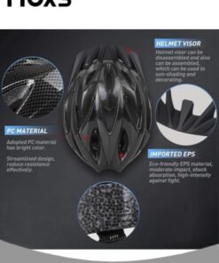 Alternative view of RIOXS 7 Piece Universal Protective Gear Set for Adult Comfort Scooter Cycling Bike Helmet Knee and Elbow Pads Set Outdoor Sports Protective Gear Set