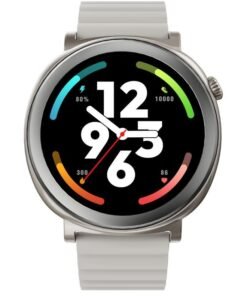 HiFuture AURORA Smartwatch, 1.43 Inch Amoled Display, Wireless Calling, Magnetic Strap, Syntra AI, IP68 Waterproof, Heart Rate Monitoring, Sleep Quality Analysis, Sports Mode, Silver