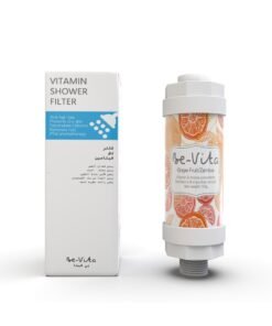 Be-Vita Korean Vitamin Shower Filter - Anti Hair Loss - Prevents Dry Skin - Chlorine Removal - Rust Removal - Relaxing Aromatherapy - Non-Toxic (Grapefruit)