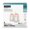 SUAVINEX Zero Zero Anti Colic Baby Feeding Bottle, No 1 Spanish Baby Feeding Bottle Brand, Perfect For Breastfeeding Babies 180Ml x2 Set Of 2 - Fair