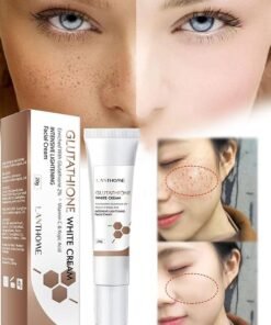 Lanthome Glutathione White Cream Facial Dark Spots Remover 2% Glutathione Face Cream Whitening Moisturizing Facial Cream Face Moisturizer Facial Skin Care Cream Intensive Lightening Facial Cream 20g