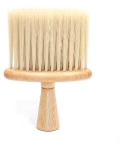Car Interior Detailing Brush, Anti-Static Soft Bristle Cleaning Wood Brush, Universal Vehicle Dashboard, Air Conditioner Vents, Computer etc Interior Cleaning Tool Accessory (Beige)