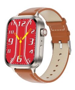 AROAQ Zero 90 Smart Watch, IP67 Waterproof NFC Bluetooth Health Monitoring Watch, 2.3" HD Display 280mah Large Capacity Battery Smart Fitness Watch with Multiple Sports Mode, (Brown)