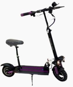 Winner Sky Electric Scooter E10 3 lights Upgraded Version 65KM Battery 48W Motor 1200W Extra Smooth Purple