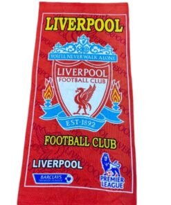 Liverpool FC Official Liverpool FC Football Club Beach & Bath Towel – Red, Premium Quality