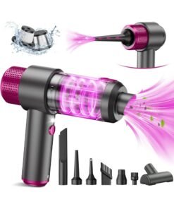 Oasisgalore Cordless Car Vacuum Cleaner, 15000PA Strong Suction，Portable Vacuum with LED Light for Car, Home, Office