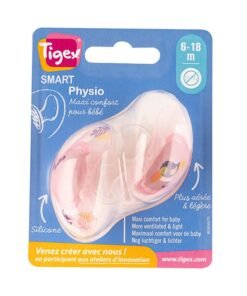 TIGEX Silicone Pacifiers Smart +6M Girl