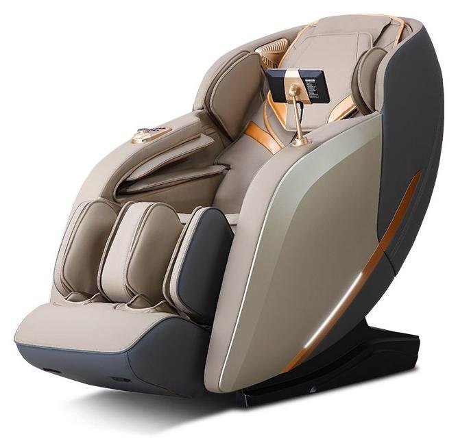 Nourest Nova 4D Full Body Massage Chair 3 Zero Gravity Position 15 Automatic Massage Programs Heating Therapy on waist & leg, Bluetooth Speakers, Voice Control - Grey