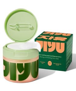 Jiyu Toning Polish Pads - Korean Skincare for Dark Spots, Wrinkles & Dull Skin - Hydrating Facial Treatment with Snail Mucin, Niacinamide, Peptides & Centella - 100 Count