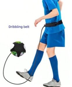 Football Kick Trainer with Adjustable Training Belt, Hands-Free Solo Soccer Trainer Equipment for Kids Adults