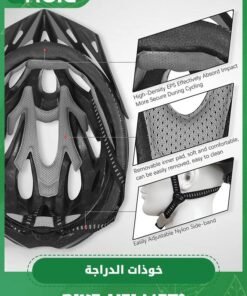 GROIC Bike Helmet with Detachable Sun Visor, Adult Bike Helmet Cycling Helmets, Stylish Sports Lightweight Bicycle Helmet, Adjustable Breathable Mountain & Road Recreational Cycling Helmets - Image 3