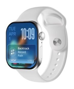 GREEN LION Communicate Smart Watch 2.07 inch HD IPS Display Compatible with iOS & Android, AI Assistant ChatGPT, Bluetooth Calls, Smartwatch, Built-In Game, WhatsApp, Flashlight, AI Painting Mode, Find My Watch - Silver