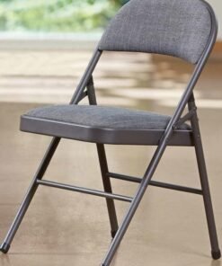 MOMENT Folding Chair with Padded Fabric Seats Multi Functional Portable Chair For Home Dining Office Outdoor Fishing