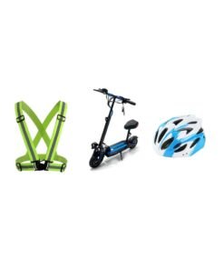 Winner Sky E-Scooter E10 Powerful 1000W Motor Full Foldable Design with Extended Range Anti-Theft RC Blue Helmet Included Top Choice for Urban Commutes