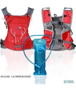 Alternative view of SHAPE UP Hydration vest bag with 1.5l water bladder, insulated hydration running vest for women & men, breathable ultralight sports and outdoors camel backpack for running, cycling, camping, hiking