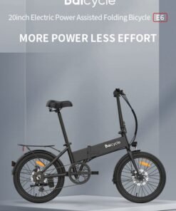 Alternative view of Baicycle Electric Bike , Foldable bike, Ebike 300W Motor, with 36V 10.4Ah Removable Battery, 25-45Km/h，with 300W Brushless Motor,APP Control,  20" Tires and Front Fork Suspension (Black)