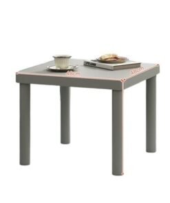 Alternative view of NKX Minimalist Square Coffee Table for Bedroom and Living Room 48 X 48 cm