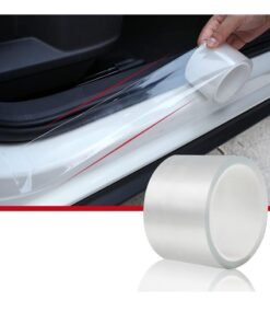 RATSAW Automotive Wrap Film Anti-Collision Car Door Edge Guard Waterproof Car Door Sill Protector Automotive Sill Protector Anti-Scratch Car Protector Tape Fits for Most Car length 5M Wide 7CM Transparent