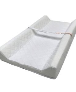 ingenuity Summer by Ingenuity - Contoured Changing Pad, Waterproof Design with Safety Strap, Ages 0–24 Months