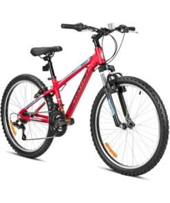 Spartan Galaxy Mountain Bike | 24 Inch Wheel Size | 21 Speed | Maroon Color