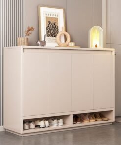 keke Home Entryway Shoe Rack and Porch Cabinet with Space-Saving Storage 140 cm