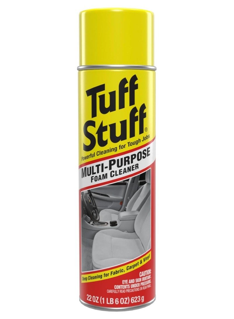 STP Tuff Stuff Multi Purpose Foam Cleaner 623g, Perfect For Fabric, Carpet, And Vinyl, 1 Piece