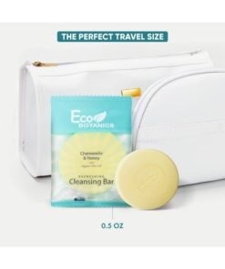 Eco Botanics Travel-Size Hotel Cleansing Bar Soap 0.5 Oz (Case Of 100)