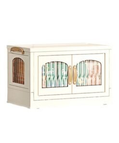 Stackable Closet Wardrobe, Multifunctional Storage Cabinet Clothes Organizer with Door and Wheels, Foldable Plastic Storage Bins Clothes Cabinet Storage Box for Home Office Kitchen and Bedroom (1 Layer, 1B)