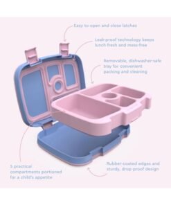 Alternative view of Bentgo Kids Prints Leak Proof, 5 - Compartment Bento - Style Kids Lunch Boxideal Portion Sizes For Ages 3 To 7Bpa - Free, Dishwasher Safe , Food - Safe Materials Collection (Lavender Galaxy)