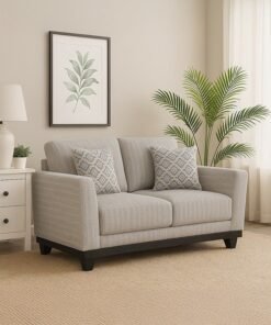 Royaloak Archer 2-Seater Sofa, Fabric Upholstery, Sturdy Base