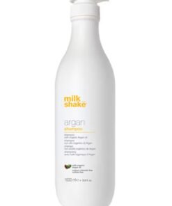 Milk Shake Argan Oil Shampoo – Sulfate Free Hydrating Cleanser with Organic Argan Oil, Wheat & Rice Proteins – Nourishing, Anti-Frizz & Color-Safe Shampoo for Soft, Shiny Hair, 1 Ltr