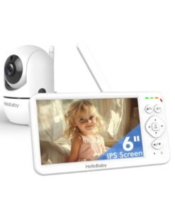 Hellobaby HB6563 Baby Video Monitor | 2025 Model | Worldâ€™s First 6" IPS HD Display, 1000ft Range, 4000mAh Battery, Pan Tilt Zoom, VOX Mode, Lullabies, Temp Sensor | 2.4GHz FHSS | 1-Year Warranty | UAE Authorized Distributor